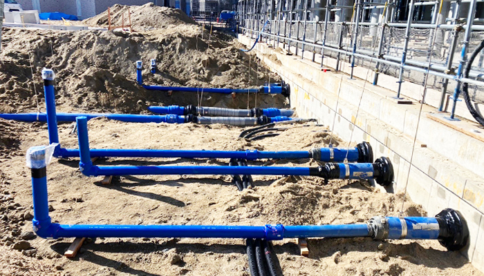 埋設配管工事からメンテナンスや更新工事も承っています